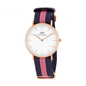 Daniel Wellington Classic Winchester White Dial Three Tone Nylon Strap Watch For Women - DW00100033 Buy Now By Daniel Wellington