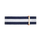 Daniel Wellington Classic Glasgow White Dial Two Tone NATO Strap Watch For Women - DW00100031 Buy Now By Daniel Wellington