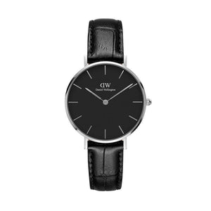Daniel Wellington Classic Petite Reading Black Dial Black Leather Strap Watch For Women - DW00100179 Buy Now By Daniel Wellington