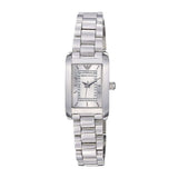 Emporio Armani Classic Diamonds Silver Dial Silver Steel Strap Watch For Women - AR3170 Buy Now By Emporio Armani