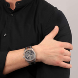 Maserati Competizione Analog Black Dial Two Tone Stainless Steel Strap Watch For Men - R8853100020 Buy Now By Maserati