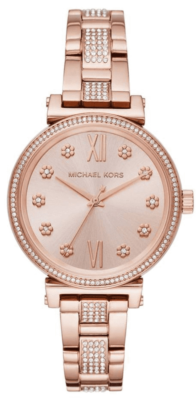 Michael Kors Sofie Quartz Rose Gold Dial Rose Gold Steel Strap Watch For Women - MK3882 Buy Now By Michael Kors