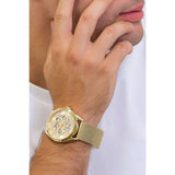 Guess Tailor Multifunction Gold Dial Gold Mesh Bracelet Watch for Men - GW0368G2 Buy Now By Guess