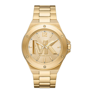 Michael Kors Lennox Three-Hand Quartz Gold Dial Gold Steel Strap Watch For Men - MK8939 Buy Now By Michael Kors