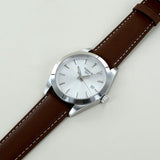 Tissot Gentleman Silver Dial Brown Leather Strap Watch For Men - T127.410.16.031.00 Buy Now By Tissot