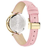 Versace Palazzo Empire Pink Dial Pink Leather Strap Watch for Women - VCO030017 Buy Now By Versace
