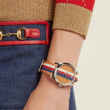 Gucci G Timeless Quartz Brown Dial Brown Leather Strap Watch For Men - YA1264078 Buy Now By Gucci