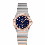 Omega Constellation Quartz Diamonds Blue Dial Two Tone Steel Strap Watch for Women - 131.25.25.60.53.002 Buy Now By Omega