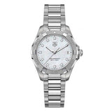 Tag Heuer Aquaracer Diamonds Mother of Pearl Dial Silver Steel Strap Watch for Women - WBD1414.BA0741 Buy Now By Tag Heuer