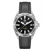 Tag Heuer Aquaracer Quartz Black Dial Black Rubber Strap Watch for Men - WBD1110.FT8021 Buy Now By Tag Heuer