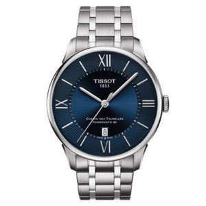 Tissot Chemin Des Tourelles Powermatic 80 Blue Dial Silver Steel Strap Watch for Men - T099.407.11.048.00 Buy Now By Tissot