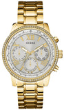 Guess Multi-function Diamonds White Dial Gold Steel Strap Watch for Women - W0559L2 Buy Now By Guess