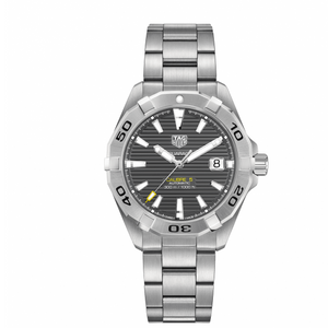 Tag Heuer Aquaracer Calibre 5 Grey Dial Silver Steel Strap Watch for Men - WBD2113.BA0928 Buy Now By Tag Heuer