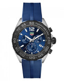 Tag Heuer Formula 1 Chronograph Blue Dial Blue Rubber Strap Watch for Men - CAZ101AV.FT8077 Buy Now By Tag Heuer