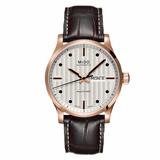 Mido Multifort Automatic Silver Dial Brown Leather Strap Watch For Men - M005.430.36.031.80 Buy Now By Mido