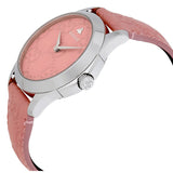 Gucci G Timeless Quartz Candy Pink Dial Pink Leather Strap Watch For Women - YA1264030 Buy Now By Gucci