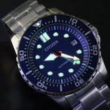 Citizen Promaster Mechanical Blue Dial Silver Steel Strap Watch For Men - NJ0121-89L Buy Now By Citizen