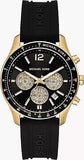 Michael Kors Berkley Chronograph Black Dial Black Rubber Strap Watch for Men - MKO1038 Buy Now By Michael Kors