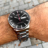 Mido Commander II Automatic Chronometer Grey Dial Silver Steel Strap Watch For Men - M021.431.11.061.00 Buy Now By Mido