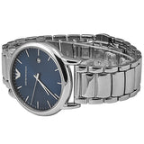 Emporio Armani Luigi Blue Dial Silver Steel Strap Watch For Men - AR11089 Buy Now By Emporio Armani
