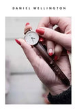 Daniel Wellington Classy Bristol White Dial Brown Leather Strap Watch For Women - DW00100070 Buy Now By Daniel Wellington