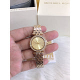 Michael Kors Darci Gold Dial with Diamonds Gold Steel Strap Watch for Women - MK3295 Buy Now By Michael Kors
