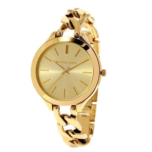 Michael Kors Runway Gold Dial Gold Steel Strap Watch for Women - MK3222 Buy Now By Michael Kors
