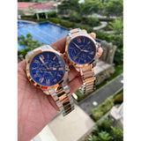 Fossil Grant Chronograph Blue Dial Two Tone Steel Strap Watch for Men - FS5024 Buy Now By Fossil