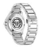 Philipp Plein High-Conic Automatic Silver Dial Silver Steel Strap Watch For Men - PWRAA0223 Authentic Buy Shop Now