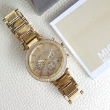 Michael Kors Parker Gold Dial Gold Steel Strap Watch for Women - MK5856 Buy Now By Michael Kors