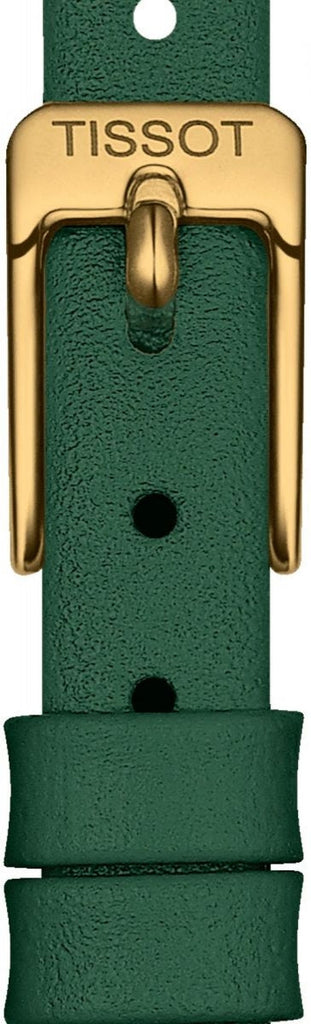 Tissot Lovely Round Green Mother of Pearl Dial Green Leather Strap Watch for Women - T140.009.36.091.00 Buy Now By Tissot