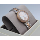 Michael Kors Abbey Three-Hand White Dial Two Tone Steel Strap Watch for Women - MK4616 Buy Now By Michael Kors