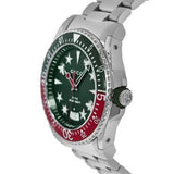 Gucci Dive Quartz Green Dial Silver Steel Strap Watch For Men - YA136222 Buy Now By Gucci