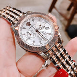 Versace Sport Tech Chronograph While Dial Two Tone Steel Strap Watch for Men - VELT00319 Buy Now By Versace