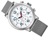 Tommy Hilfiger Jake Quartz White Dial Silver Mesh Bracelet Watch for Men - 1791233 Buy Now By Tommy Hilfiger