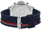 Tommy Hilfiger Clark Chronograph Blue Dial Black Leather Strap Watch For Men - 1792083 Buy Now By Tommy Hilfiger