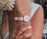 Daniel Wellington Petite Dover Quartz White Dial White NATO Strap Watch For Women - DW001000313 Buy Now By Daniel Wellington