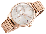 Tommy Hilfiger Brooke Silver Dial Rose Gold Steel Strap Watch for Women - 1782021 Buy Now By Tommy Hilfiger