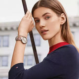 Tommy Hilfiger Angela Quartz White Dial Rose Gold Steel Strap Watch for Women - 1782124 Buy Now By Tommy Hilfiger