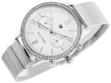 Tommy Hilfiger Blake Diamonds Silver Dial Silver Mesh Bracelet Watch for Women - 1782301 Buy Now By Tommy Hilfiger