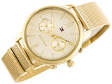 Tommy Hilfiger Blake Quartz Gold Dial Gold Mesh Bracelet Watch for Women - 1782302 Buy Now By Tommy Hilfiger
