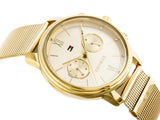 Tommy Hilfiger Blake Quartz Gold Dial Gold Mesh Bracelet Watch for Women - 1782302 Buy Now By Tommy Hilfiger