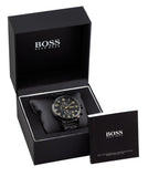 Hugo Boss Aeroliner Black Dial Black Steel Strap Watch for Men - 1513275 Buy Now By Hugo Boss
