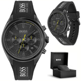 Hugo Boss Distinct Black Dial Black Silicone Strap Watch for Men - 1513859 Buy Now By Hugo Boss
