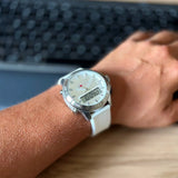 Tommy Hilfiger Digital Silver Dial White Silicone Strap Watch For Men - 1791764 Buy Now By Tommy Hilfiger