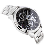 Tommy Hilfiger Henry Chronograph Black Dial Silver Steel Strap Watch For Men - 1710477 Buy Now By Tommy Hilfiger