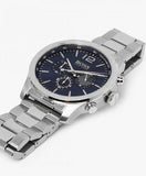 Hugo Boss Professional Chronograph Blue Dial Silver Steel Strap Watch for Men - 1513527 Buy Now By Hugo Boss