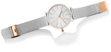 Armani Exchange Lola Analog White Dial Silver Mesh Strap Watch For Women - AX5537 Buy Now By Armani Exchange