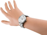 Fossil Carlie Silver Dial Silver Steel Strap Watch for Women - ES4341 Buy Now By Fossil