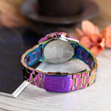 Guess Confetti Chronograph Crystals Multicolor Dial Purple Steel Strap Watch For Women - GW0483L5 Buy Now By Guess